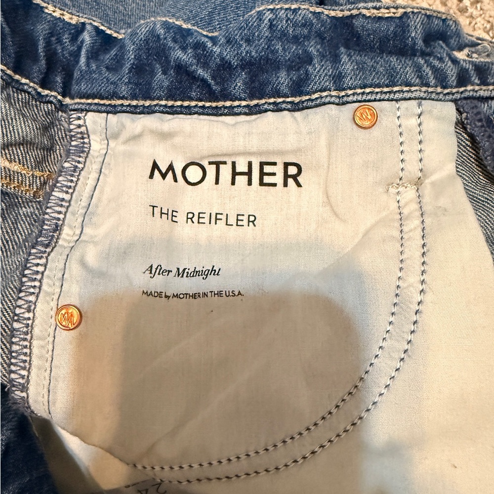 Mother Reifler Jeans After Midnight Wash size 24 - Picture 7 of 16